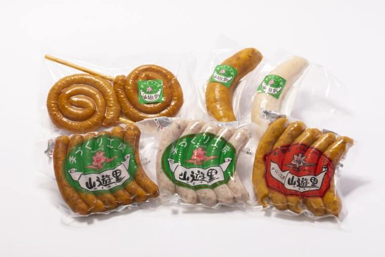 日本一大きな五平餅を食べながら、手づくり工房「山遊里」のハム・ソーセージ事業を改善！