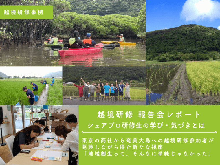 東京の商社から奄美大島への越境研修参加者が葛藤しながら得た新たな視座　「地域創生って、そんなに単純じゃなかった」